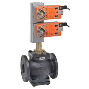 G6125CS+2*AFBUP-S-X1 Globe Valve,5",2 Way,263Cv,w/ Spring Return,24 -240V,On/Off,SW