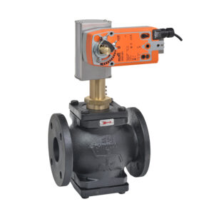 G665CS+AFBUP-X1 Globe Valve,2.5",2 Way,65Cv,w/ Spring Return,24 -240V,On/Off