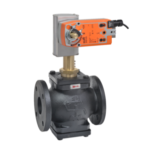 G665C-250+AFBUP-S-X1 Globe Valve,2.5",2 Way,65Cv,w/ Spring Return,24 to 240V (UP),On/Off,SW