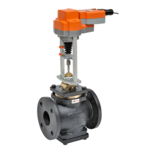 G6125CS+AVKB24-3 Globe Valve,5",2 Way,263Cv,w/ Electronic Fail-Safe,24V,Floating