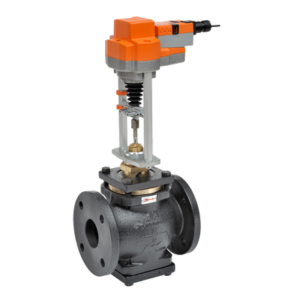 G6150CS+EVX24-MFT Globe Valve,6",2 Way,344Cv,w/ Non-Spring,24V,MFT