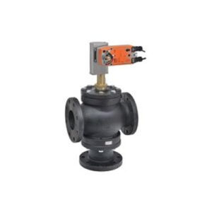 G765+AFX24-MFT-X1 Globe Valve,2.5",3 Way,68Cv,w/ Spring Return,24V,MFT