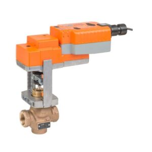 G225B-K+LVKB24-3 Globe Valve,1",2 Way,10 Cv,w/ Electronic Fail-Safe,24V,Floating