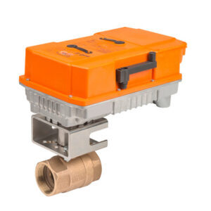 B240VS+PRBUP-3-T Ball Valve,1.5",2 Way,177 Cv,w/ Non-Spring,24 -240V,On/Off
