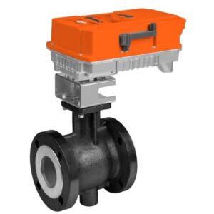 B6600VB-507+PRBUP-3-T VBall Valve,6" ,2 Way,507Cv,w/ Non-Spring,24 -240V,On/Off
