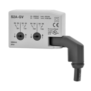 S2A-GV 2xSPDT Aux switch for NG GV Actuators 3A (.5A inductive) @ 250 VAC