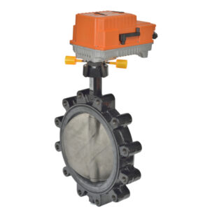 F6300L+PKRXUP-MFT-T Butterfly Valve,12",2 Way,8250Cv,w/ Electronic Fail-Safe,24 -240V,MFT,SW,NEMA 4