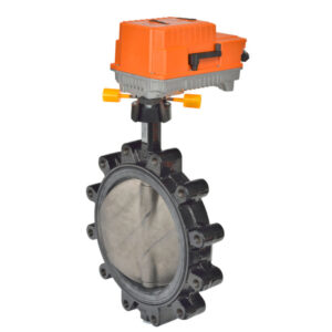 F6150HD+PKRXUP-MFT-T Butterfly Valve,6",2 Way,1579Cv,w/ Electronic Fail-Safe,24 -240V,MFT,SW,NEMA 4