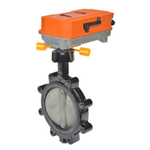 F6200LU+PRBUP-3-T-200 Butterfly Valve,8",2 Way,3136Cv,w/Non-Spring,24 -240V,On/Off