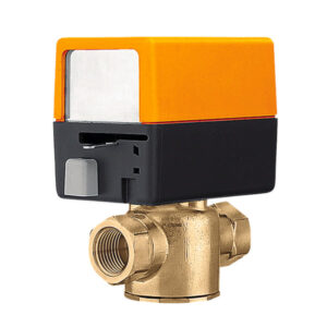 ZONE220S-50+ZONE24NO Zone Valve,0.75" ,2 Way,5Cv,w/ Spring Return,24V,On/Off