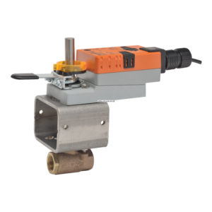 B2050VS-04+LMX24-MFT-X1 Ball Valve,0.5" ,2 Way,4Cv,w/ Non-Spring,24V,MFT