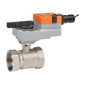 B230+LRX24-SR CCV,1.25",2 Way,19Cv,w/ Non-Spring,24V,Modulating