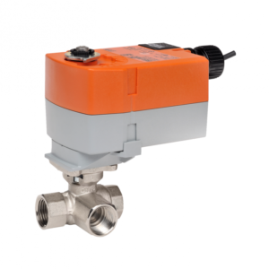 B307B+TFRB24 CCV,0.5",3 Way,0.3Cv,w/ Spring Return,24V,On/Off