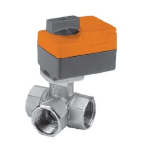 B318+TR24-SR/500 US CCV,0.75",3 Way,7.4Cv,w/ Non-Spring,24V,Modulating