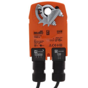 TFB24-S Damper Actuator, 22 in-lbs [2.5 Nm], Spring return, AC/DC24V, On/Off, 1 x SPDT