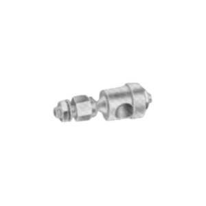 KG6 Ball joint for 5/16” diameter rod, zinc plated