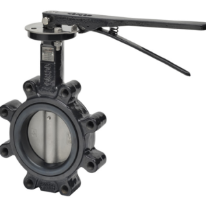 F6100-300SHP+HND06 Butterfly Valve,4",2-Way,435 Cv,Manual Handles