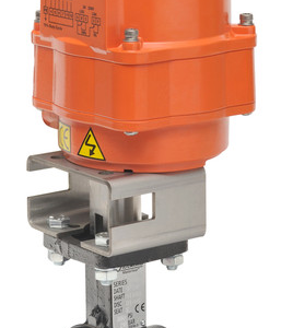 F6200VIC+SY4-220 Butterfly Valve,8",2 Way,3400Cv,w/ Non-Spring,230V,On/Off,SW,NEMA 4XH