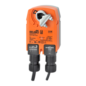 FSTF120-S US Fire & Smoke Actuator, 18 in-lbs [2 Nm], Spring return, AC120V, On/Off, 2 x SPST