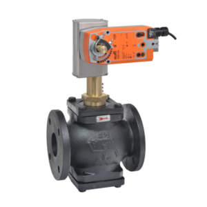 G665CS+AFX24-MFT-X1 Globe Valve,2.5",2 Way,65Cv,w/ Spring Return,24V,MFT