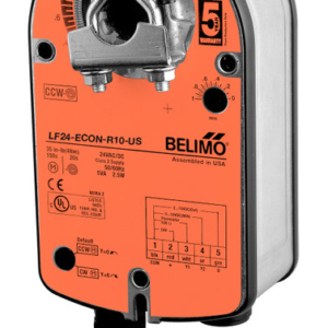 LF24-ECON-R10 US Damper Actuator, 35 in-lbs [4 Nm], Spring return, AC/DC24V, 10 kO NTC