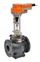 G665CS+AVKB24-3 Globe Valve,2.5",2 Way,65Cv,w/ Electronic Fail-Safe,24V,Floating