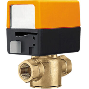 ZONE215S-10+ZONE120NC Zone Valve,0.5" ,2 Way,1Cv,w/ Spring Return,120V,On/Off