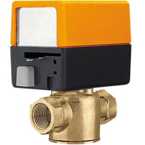 ZONE225N-80+ZONE120NC Zone Valve,1" ,2 Way,8Cv,w/ Spring Return,120V,On/Off