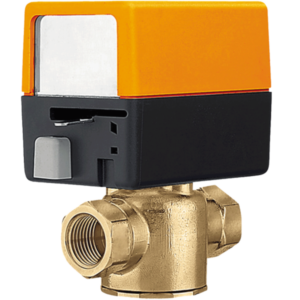 ZONE225S-80+ZONE120NC Zone Valve,1" ,2 Way,8Cv,w/ Spring Return,120V,On/Off