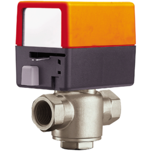 ZONE325S-80+ZONE24NC-S Zone Valve,1" ,3 Way,8Cv,w/ Spring Return,24V,On/Off,SW