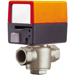 ZONE315N-10+ZONE24NC-S Zone Valve,0.5" ,3 Way,1Cv,w/ Spring Return,24V,On/Off,SW