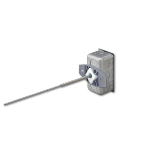 BA/10K-3-SD-24 Submersible Duct Temp Sensor, 24 Stainless Steel Probe, Steel J-Box Enclosure