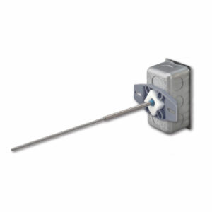 BA/10K-3-SD-48 Submersible Duct Temp Sensor, 48 Stainless Steel Probe, Steel J-Box Enclosure