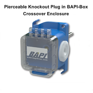 BA/PKP-100 Bapi -Box 4 Pierceable Knockout Plug, [pack of 100]