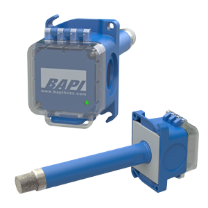 BA/10K-3-H200-D-BBX Duct temperature humidity sensor, 10K-3 thermistor, 0-5 or 4-20mA RH output