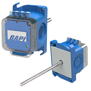 BA/T1K[20 TO 120F]-D-8"-BBX Duct Temperature sensor, 1K platinum RTD, 4 to 20mA temperature transmit