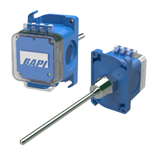 BA/T1K[20 TO 120F]-D-12"-BBX Duct Temperature sensor, 1K platinum RTD,4 to 20mA temperature