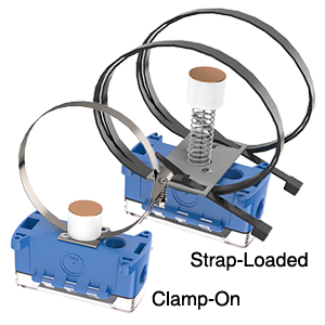 BA/10K-3-S-BB2 -Clamp-On strap, fits 2" to 4.5" pipe, adjustable SS hose clamp