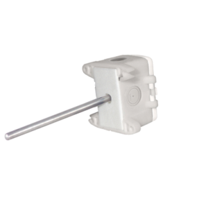 BA/10K-2-D-4"-BB4 Duct temperature sensors, 10K-2 thermistor, 4" probe with BAPI-Box 4 enclosure.