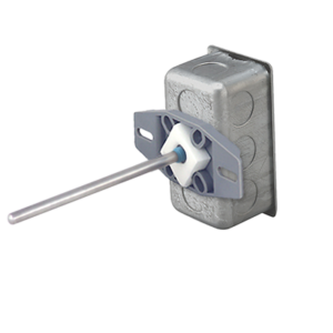 BA/10K-2-D-4" -Duct Unit 10K-2 Thermistor 4" stainless steel probe Steel 2" x 2" J-Box enclosure