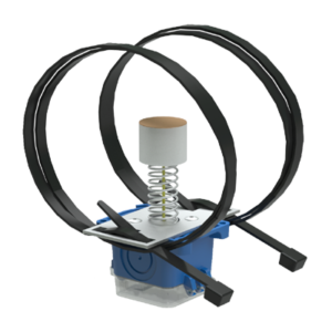 BA/10K-3-S-BBX-TS clamp on temperature sensor in a BAPI Box Crossover enclosure, 10k-3 thermistor