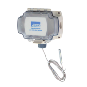 BA/10K-3-RPP-5'-BB Remote Temp Probe, 5' Lead, Plenum Rated Cable w/BAPI Box