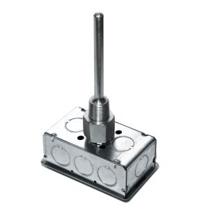Transmitter w/ 100 Ohm RTD, Immersion, Welded Well, 2.5", Galvanized Enclosure, 2-10VDC Output