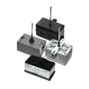 Transmitter w/ 1,000 Ohm RTD, High Temperature Duct, 4" 316 SS, Galvanized Enclosure, 2-10VDC Output
