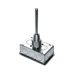 1,000 Ohm (Three Wires) RTD, High Temperature Immersion, Welded Well, 6", Galvanized Enclosure