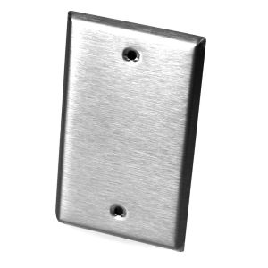 3,000 Ohm Thermistor, Wall Plate, Stainless Steel, Override