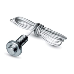 1,000 Ohm (Three Wires) RTD, Flush Mount Button, Stainless Steel