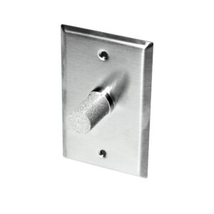 Relative Humidity, RH Outputs: 0-5 (Default) & 0-10 VDC, Wall Plate 304SS, ± 3% Accuracy