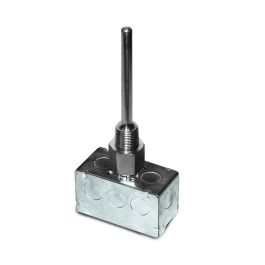 Transmitter w/ 1,000 Ohm RTD, High Temperature Immersion, No Well, 4", Galvanized Enclosure, 1-5VDC Output