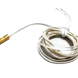 20,000 Ohm Thermistor, Pipe Mount, Brass, 10' Plenum Cable